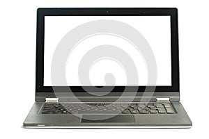 Open blank laptop