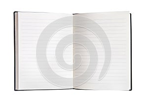 Open blank notebook