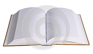 Open Book With Blank Pages