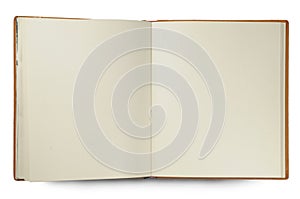 Open Book Blank Pages