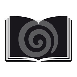 Open Book - Editable Vector Icon - Isolated On hite