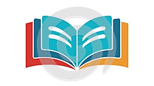 Open Book with Glowing Pages Knowledge Learning Icon, vector design Generative AI