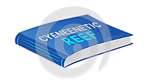 Open Book and Graph. Data Analysis and Research Icon, vector design Generative AI