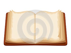 Open book. Vector illustration.