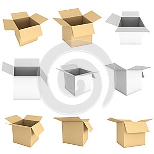 Open box 3d set