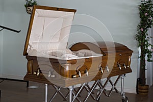 Open Casket in Abandoned Funeral Home