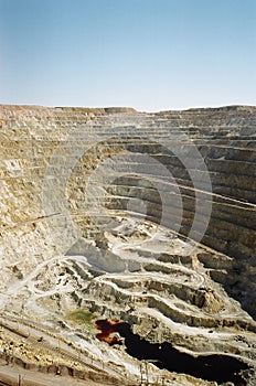 Open-cast mine