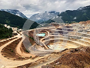 Open Cast Mining Erzberg, Austria