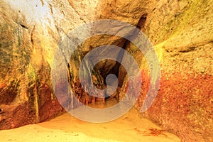 Open cave at One Thousand Steps Beach