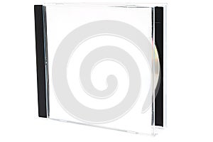 Open CD box with disc