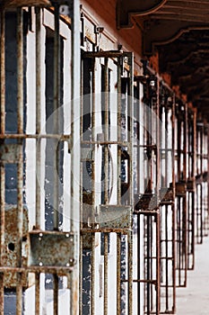 Open Cell Block - Ohio State Reformatory Prison - Mansfield, Ohio