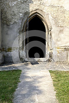 Open church door