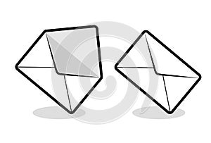 Open and close envelopes draw