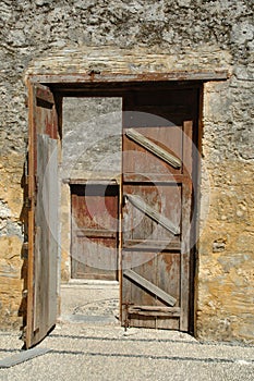 Open and closed doors