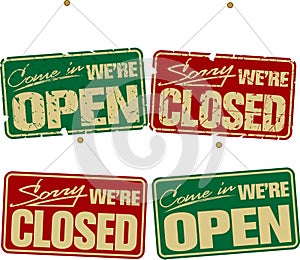 Open & Closed Signs photo