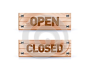 Open and closed signs