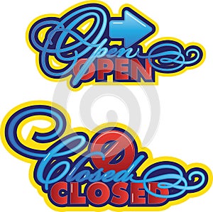 Open-Closed signs