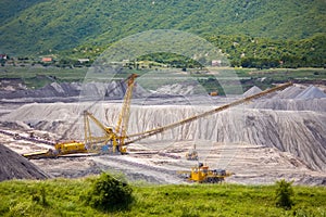 Open coal mine