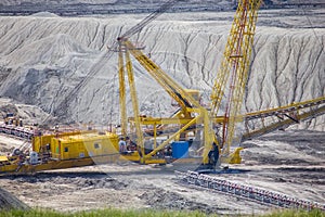 Open coal mine
