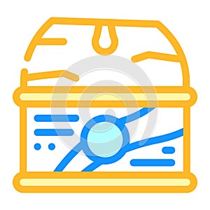open container of canned food color icon vector illustration