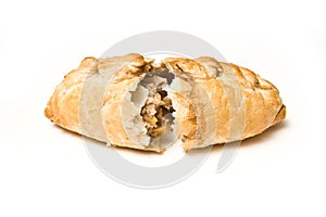 Open Cornish pasty photo