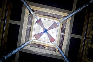 Open courtyard of Riad photo