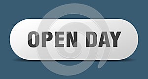 open day button. open day sign. key. push button.