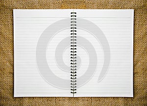 Open diary ring binder