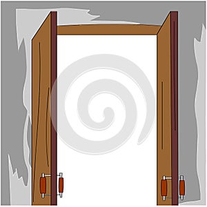 Open the door