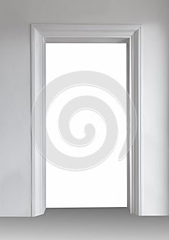 Open door isolated