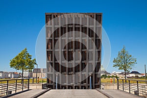 Open drawbridge in Copenhagen