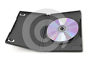 Open DVD case