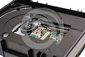 Open DVD drive