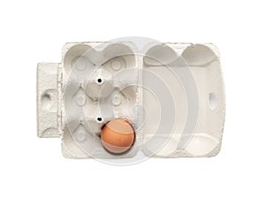 Egg Box with Chicken Eggs, Carton Pack or Egg Container