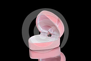 Open empty jewerly box