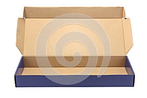 Open Empty Paper Box