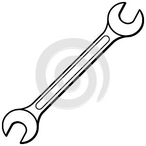 Open End Wrench Illustration photo