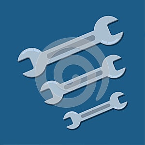 Open end wrench  illustration