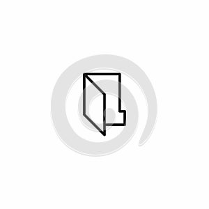 Open Folder Icon Illustration Vector Design Template