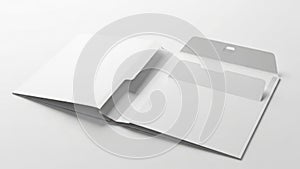 Open folder icon isolated on white background