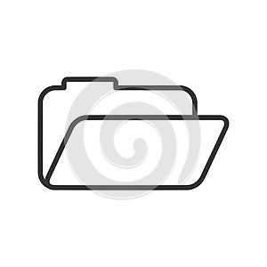 Open Folder Icon Vector