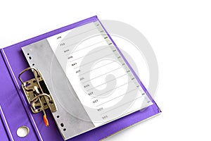 Open folder isolated