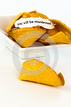 Open fortune cookie - YOU WILL BE MISUNDERSTOOD
