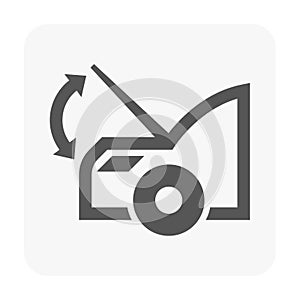 Open Front Hood Icon