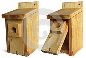 Open fronted nest box