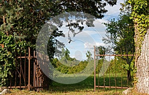 Open Gate in the Countryside