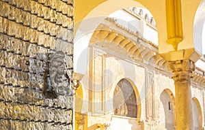 Open gates to Mezquita Cathedral in Cordoba