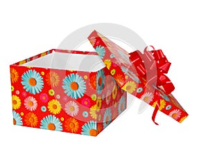 Open gift box