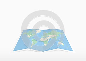Open Global Map, Navigation and Travel Concept