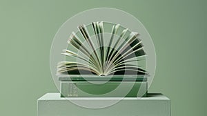 The Open Green Books.AI generated image